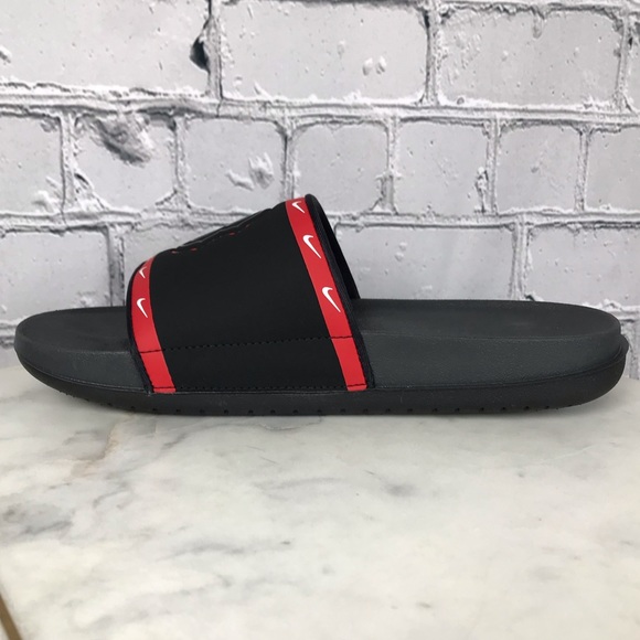 Nike Offcourt Slide MLB Boston Red Sox Mens Black & Red Baseball Sandals Size 8 - Picture 8 of 11